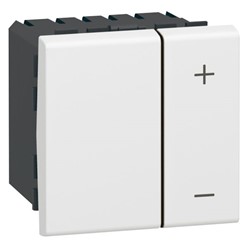 Dimmer Mosaic 600W wit 2 modules